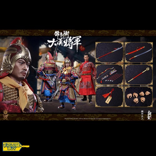 (예약)DINGSHENG TOYS (DS003) 1/6 Imperial guards of the Ming Dynasty (Handmade pure copper armor ) A Chujing Ver. Golden Armor