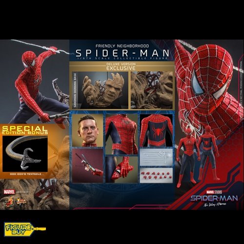 (빠른 배송 예약 상품) Hot Toys - MMS662 - 1/6사이즈 - Spider-Man: No Way Home - Friendly Neighborhood Spider-Man (Deluxe Version)(SPECIAL EDITION)