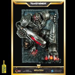 Super Fans-30x 20인치 -The Last knight- Megatron Wall Sculpture Deluxe Pack
