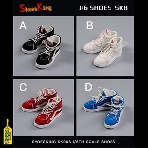 (4월초 입고-예약 상품) Shoe Kings -SK008-1/6사이즈-sneakers (타입 선택)-무료 배송