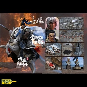 (예약 상품) IN FLAMES X NEWSOUL—The  1/12 사이즈- Sets Of Soul Of Tiger Generals -Zhao  Zilong &amp; The Zhaoye Horse