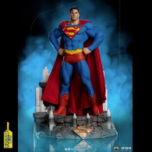 (예약 상품) Iron Studios- 1/10 사이즈- Superman Unleashed Deluxe