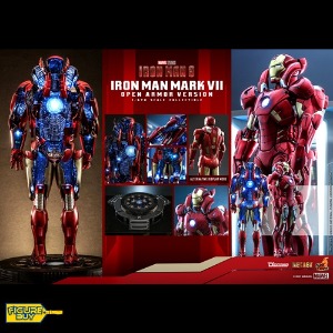 (예약 상품) Hot Toys- Iron Man 3 - DS004D51 - Iron Man Mark VII (Open Armor Version)