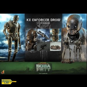 (빠른 배송 예약 상품) Hot Toys – TMS072 - 1/6사이즈-  Star Wars: The Book of Boba FettTM -  KX Enforcer DroidTM